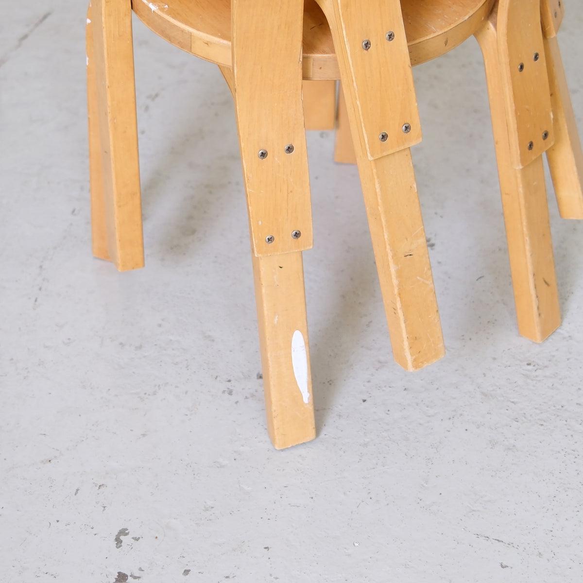 Alvar Aalto N65 stol för Artek i björk