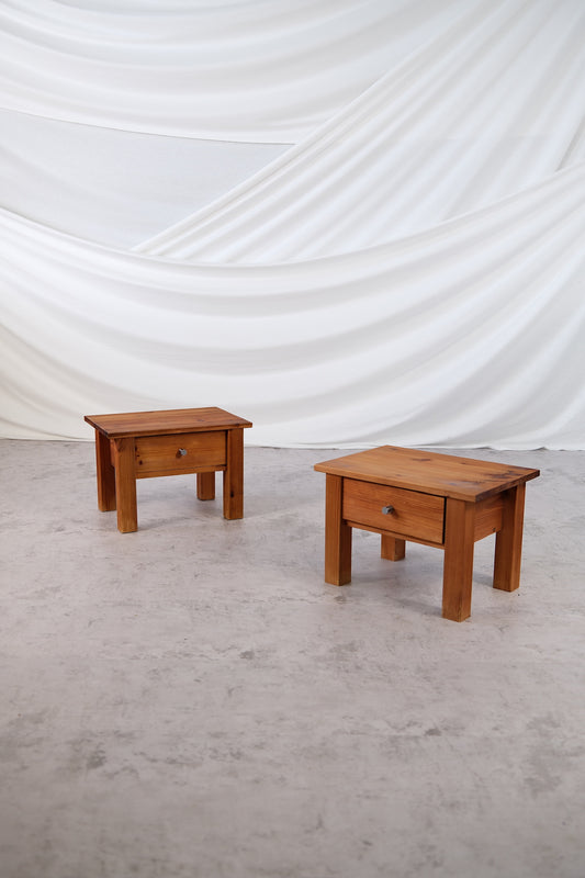 Japandi style side tables