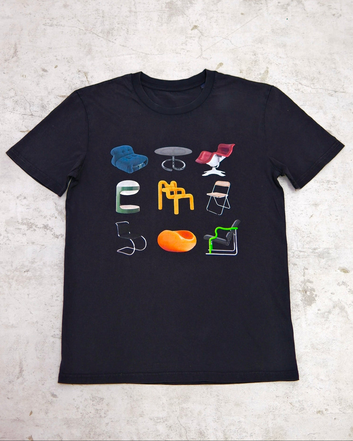 PINO Design Objects T-shirt – tvättad svart