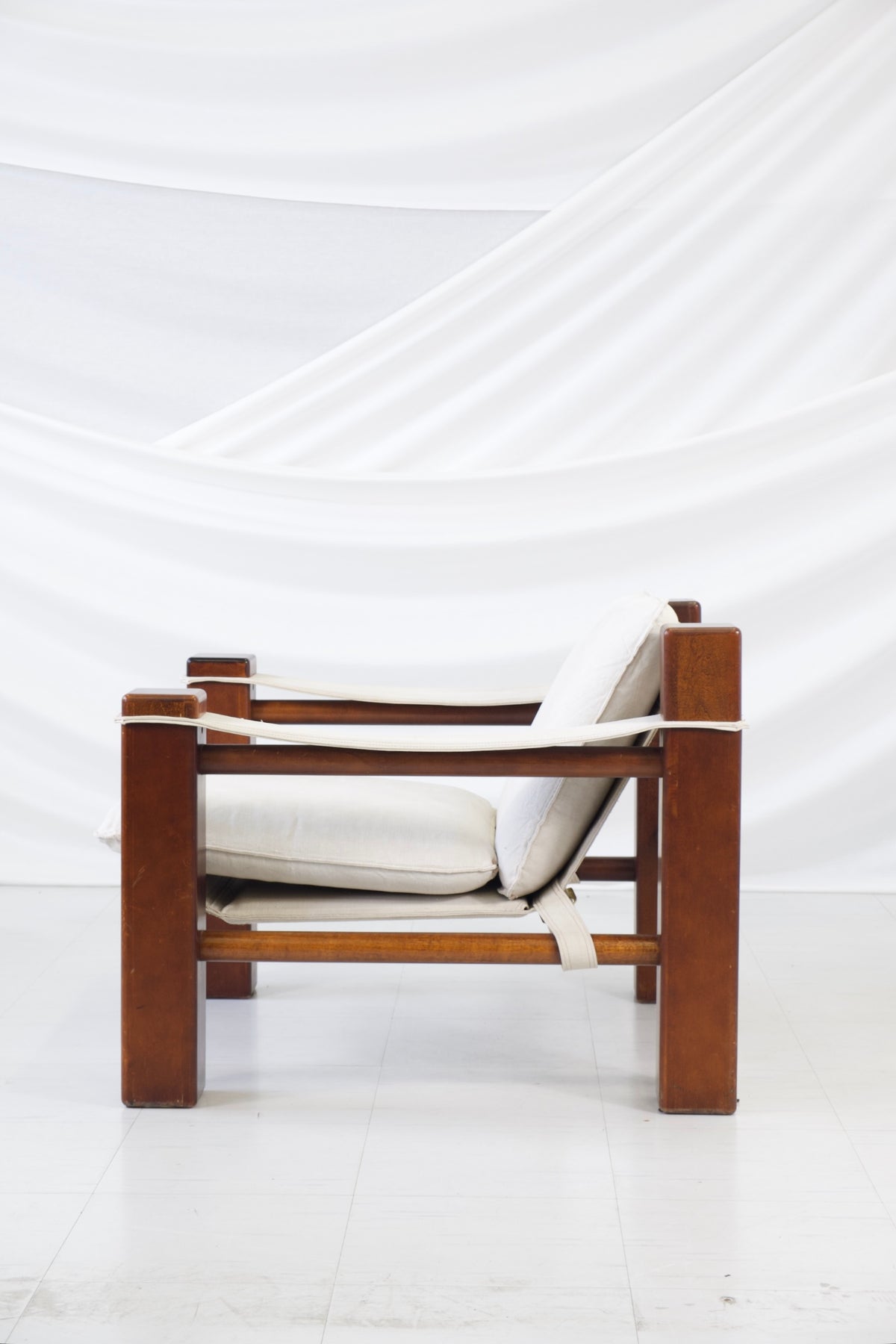 Vintage Brazilian Safari Armchair, 1970s