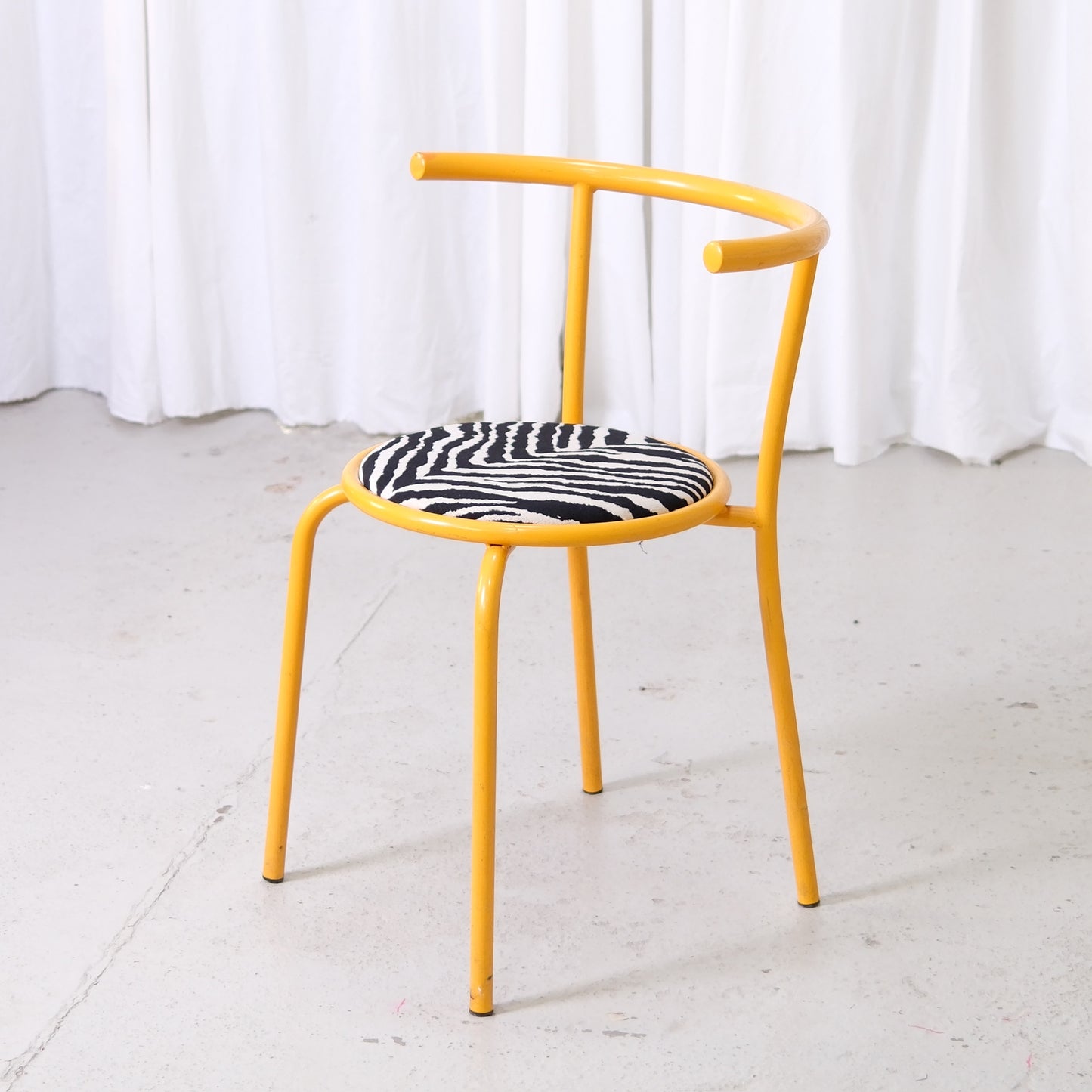 Yellow Vintage Zebra Chairs