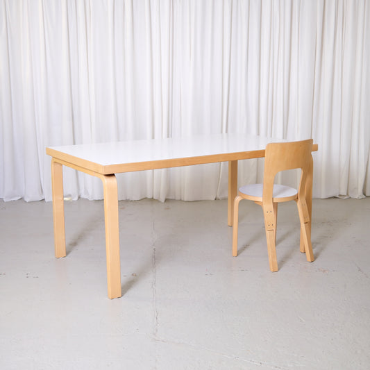 Alvar Aalto Artek 82A Table in White Laminate