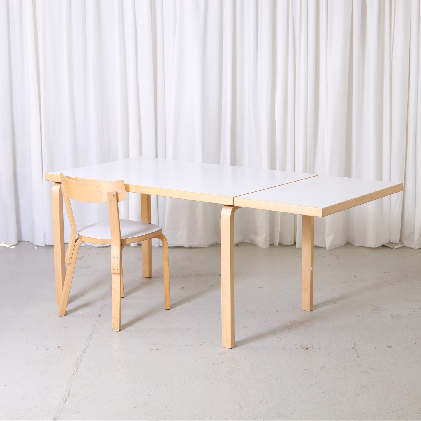 Artek Large Drop Leaf Table by Alvar Aalto