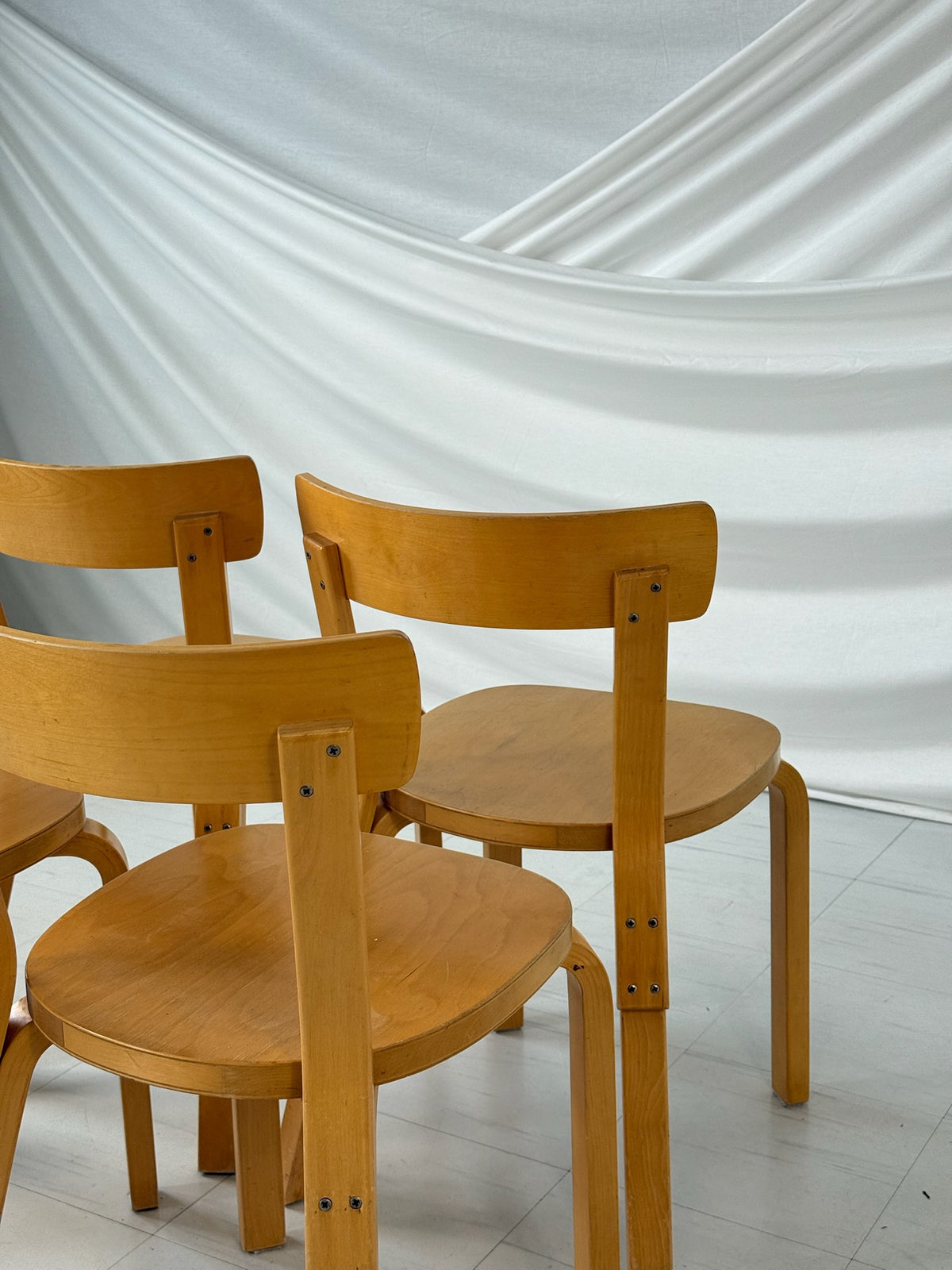 Artek 69 Chair by Alvar Aalto (set of 4)