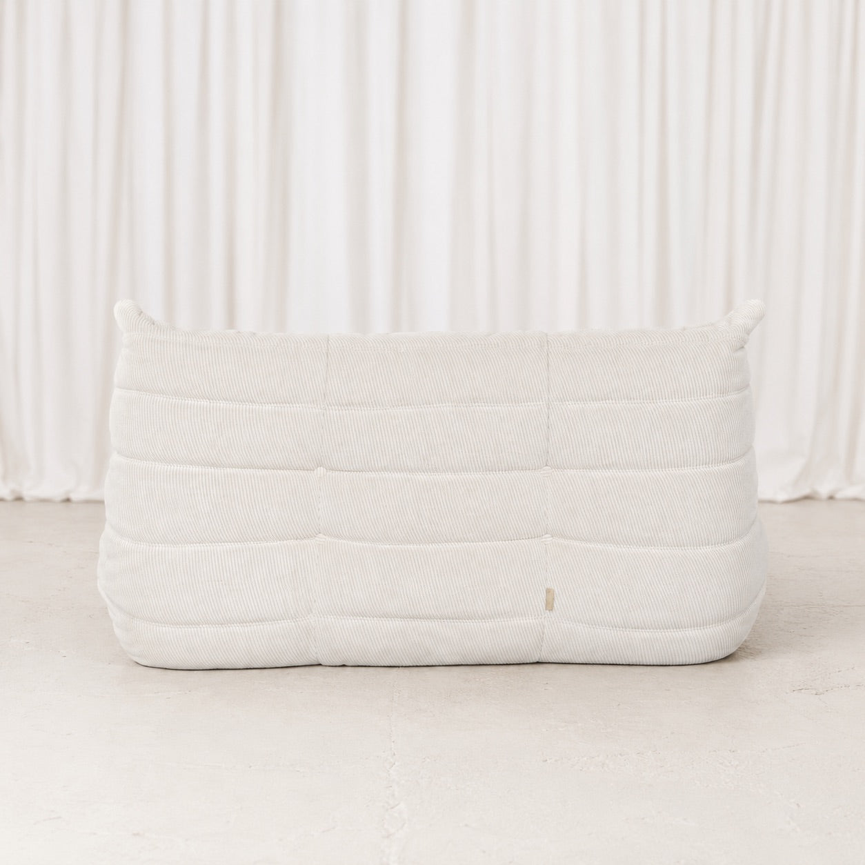 Ligne Roset Togo 2-Seater Sofa in Light Textured Fabric