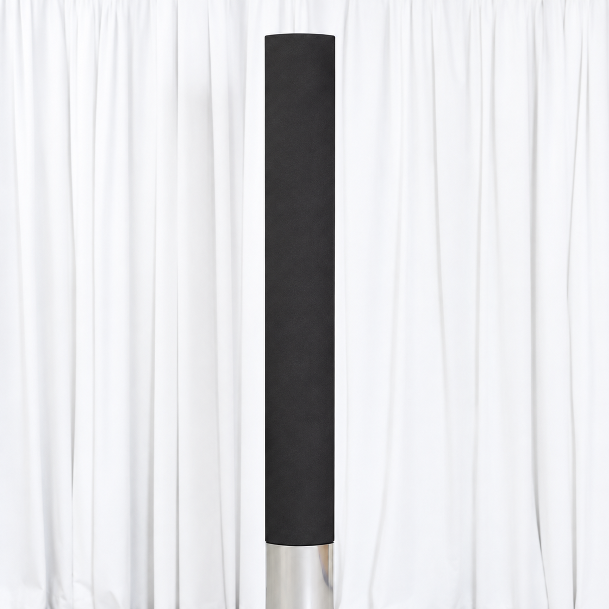 Bang & Olufsen BeoLab 1 active floorstanding speaker in silver and black