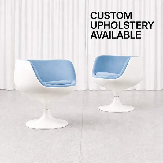 Eero Aarnio Cognac Lounge Chair for Asko with Custom Upholstery